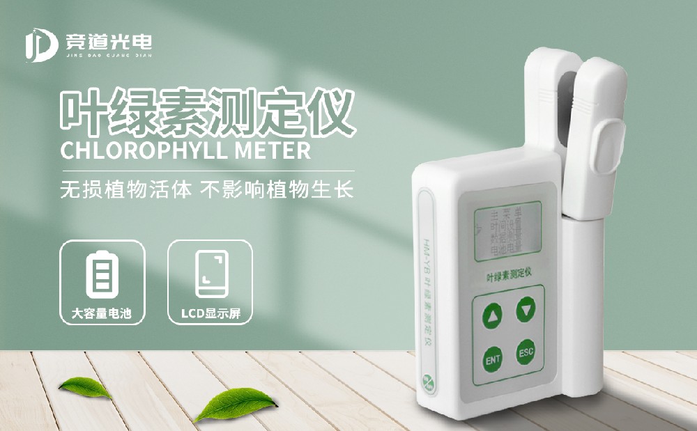 操纵叶绿素测定仪把握动物发展状态